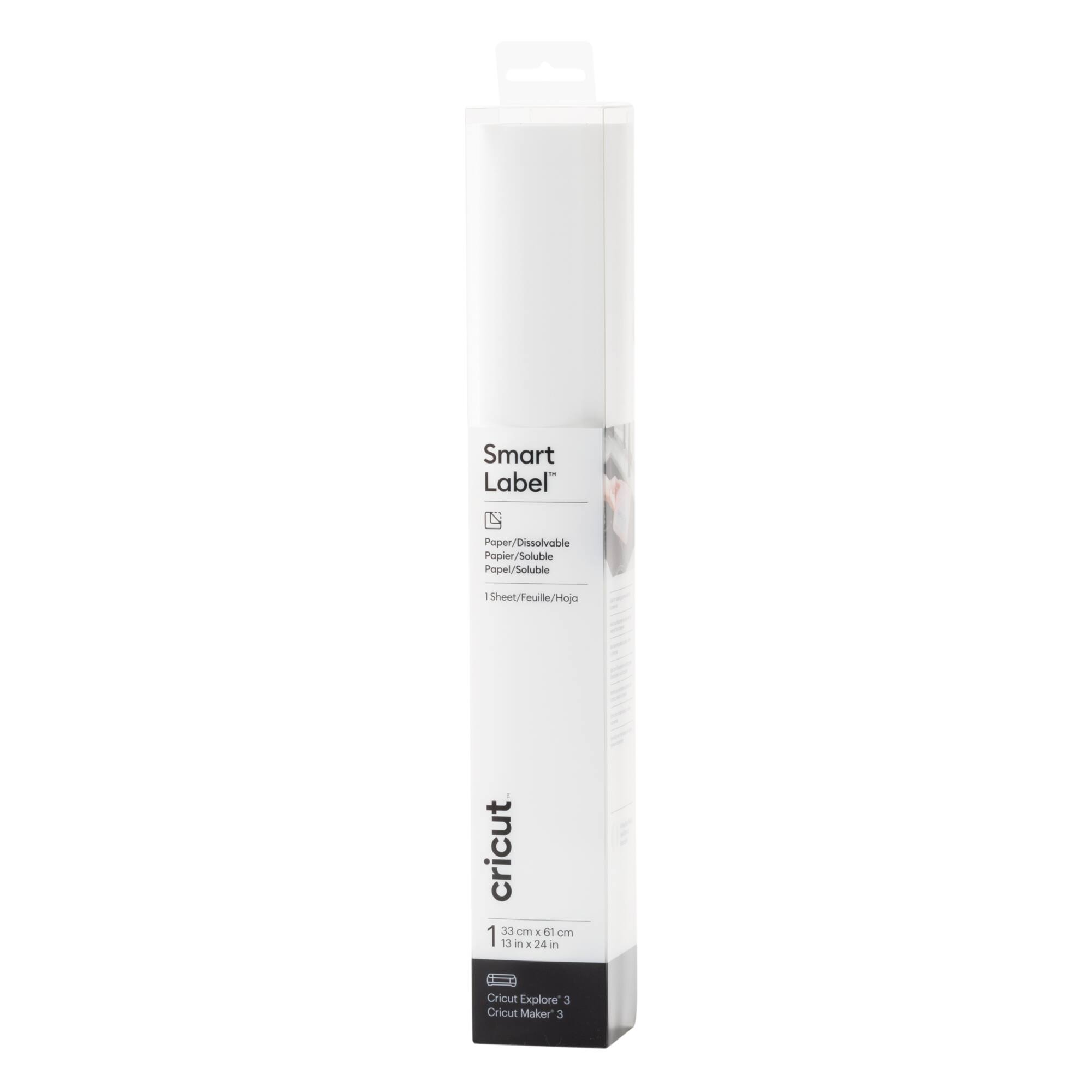 Cricut® Smart Label™ 13" x 24" Dissolvable Paper, White